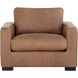 Baylor Marseille Camel Leather Armchair